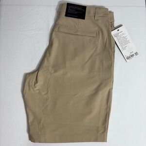Lululemon Commission Classic 9" Mens Size 31 Tan Warpstreme‎ Golf Shorts NWT